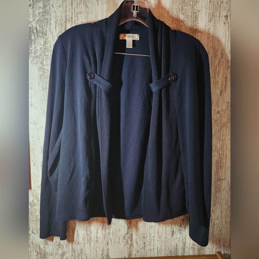 dressbarn Navy Women's Cardigan